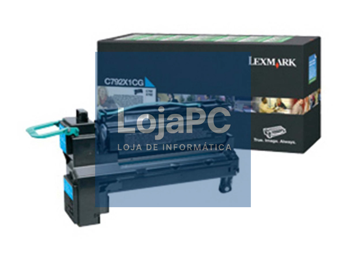 LEXMARK C792 toner cyan standard capacity 20.000 pages 1-pack return program
