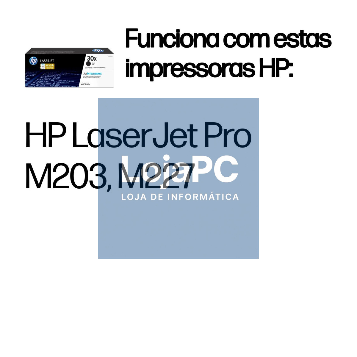 HP 30X High Capacity Black Original LaserJet Toner Cartridge (CF230X)