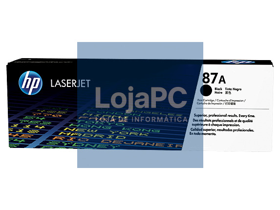 HP 87A Black Original LaserJet Toner Cartridge (CF287A)