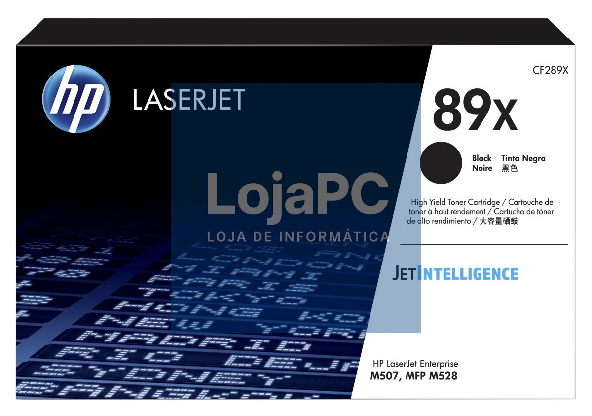 HP 89X Black LaserJet Toner Cartridge