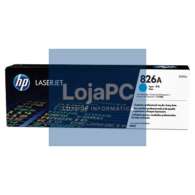 HP 826A Cyan LaserJet Toner Cartridge (CF311A)
