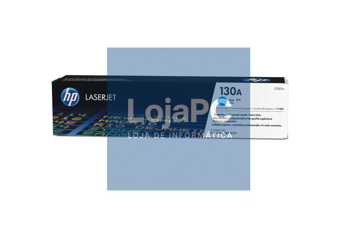 HP 130A Cyan LaserJet Toner Cartridge (CF351A)