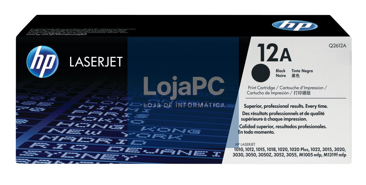 HP Toner p/ Laserjet 1010/1012/1015 (2,000 pag)