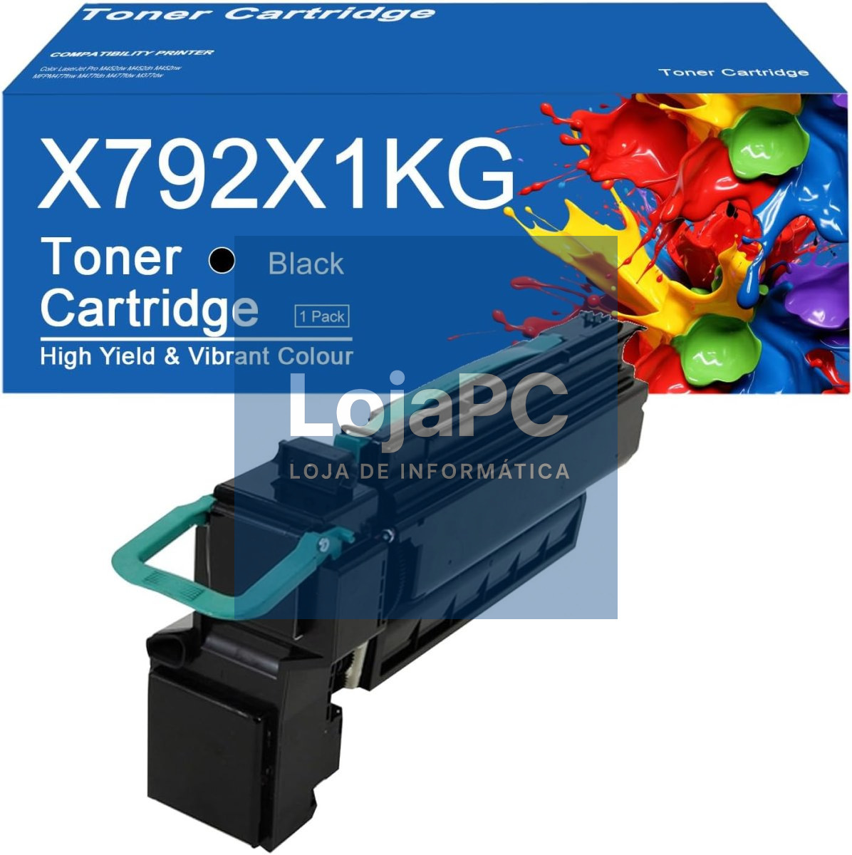 Toner LEXMARK X792X1CG Ciano de retorno 20K a 5  - X792
