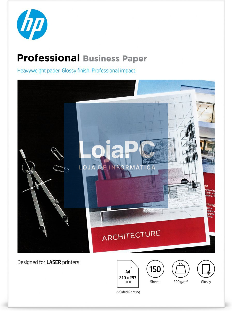 HP Prof Gls LJ A4 200g 150sh FSC Paper
