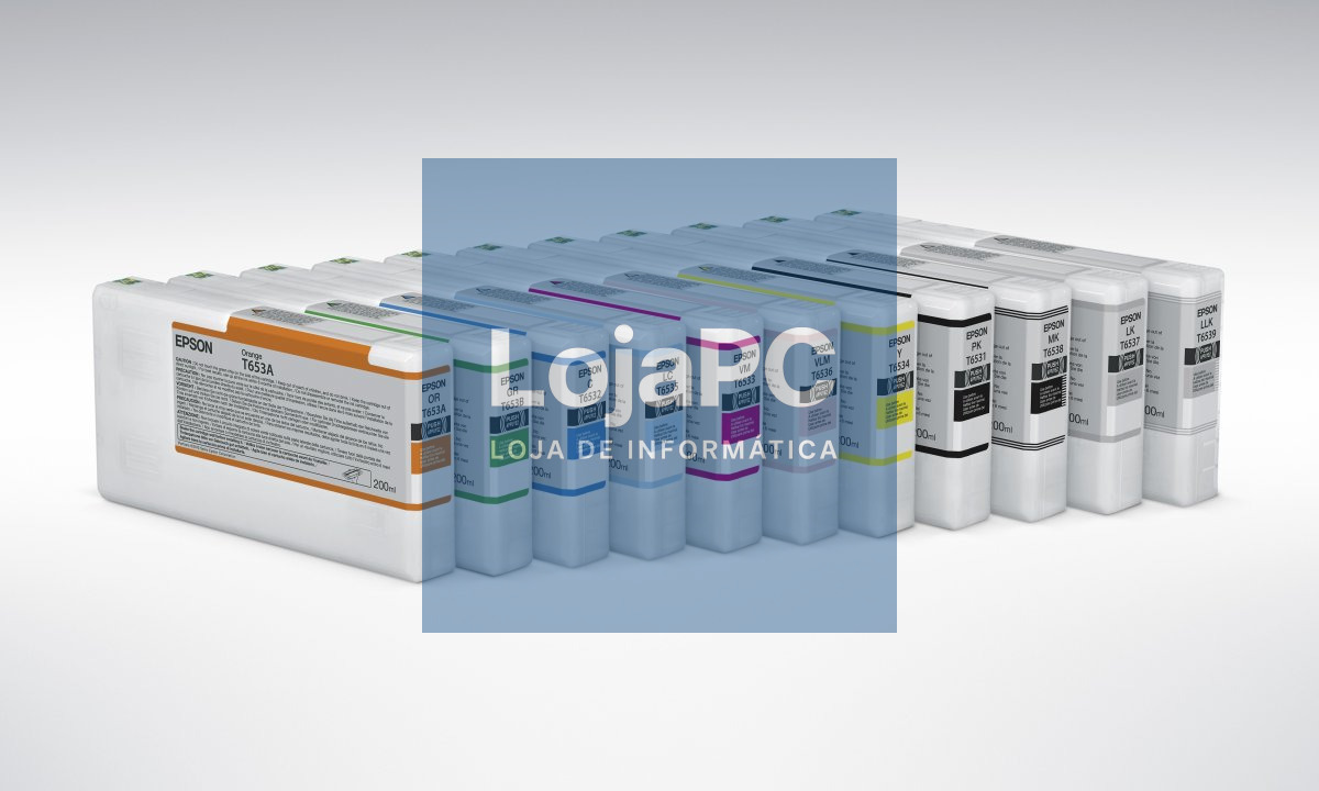 Tinteiro EPSON T653B Verde 200ml - Stylus Pro 4900 Serie