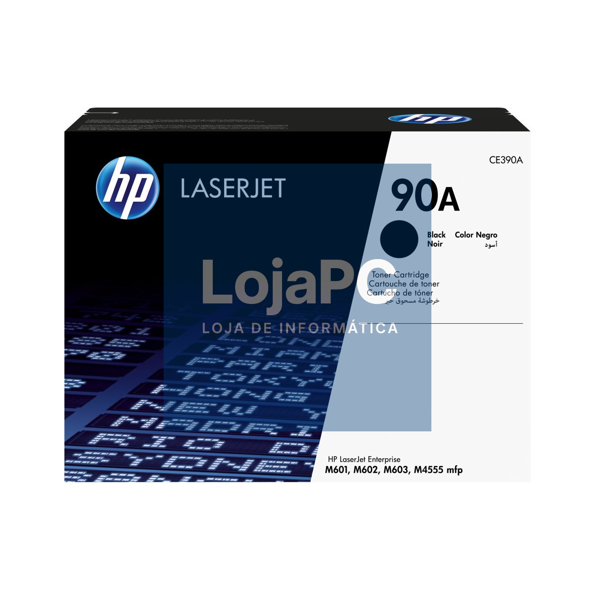 HP 90A original Toner cartridge CE390A black standard capacity 10.000 pages 1-pack Smart printing Technology