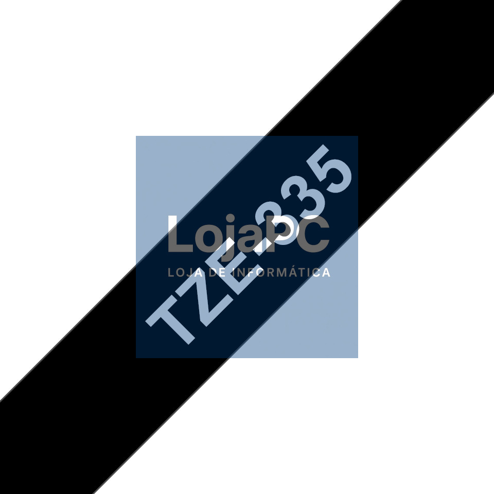 BROTHER P-Touch TZE-335 white on black 12mm