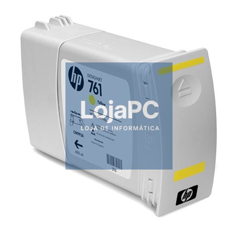 HP 761 400-ml Yellow Designjet Ink Cartridge
