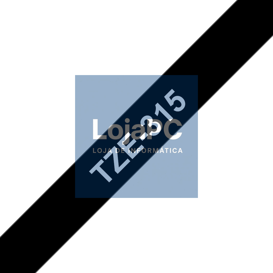 BROTHER P-Touch TZE-315 white on black 6mm