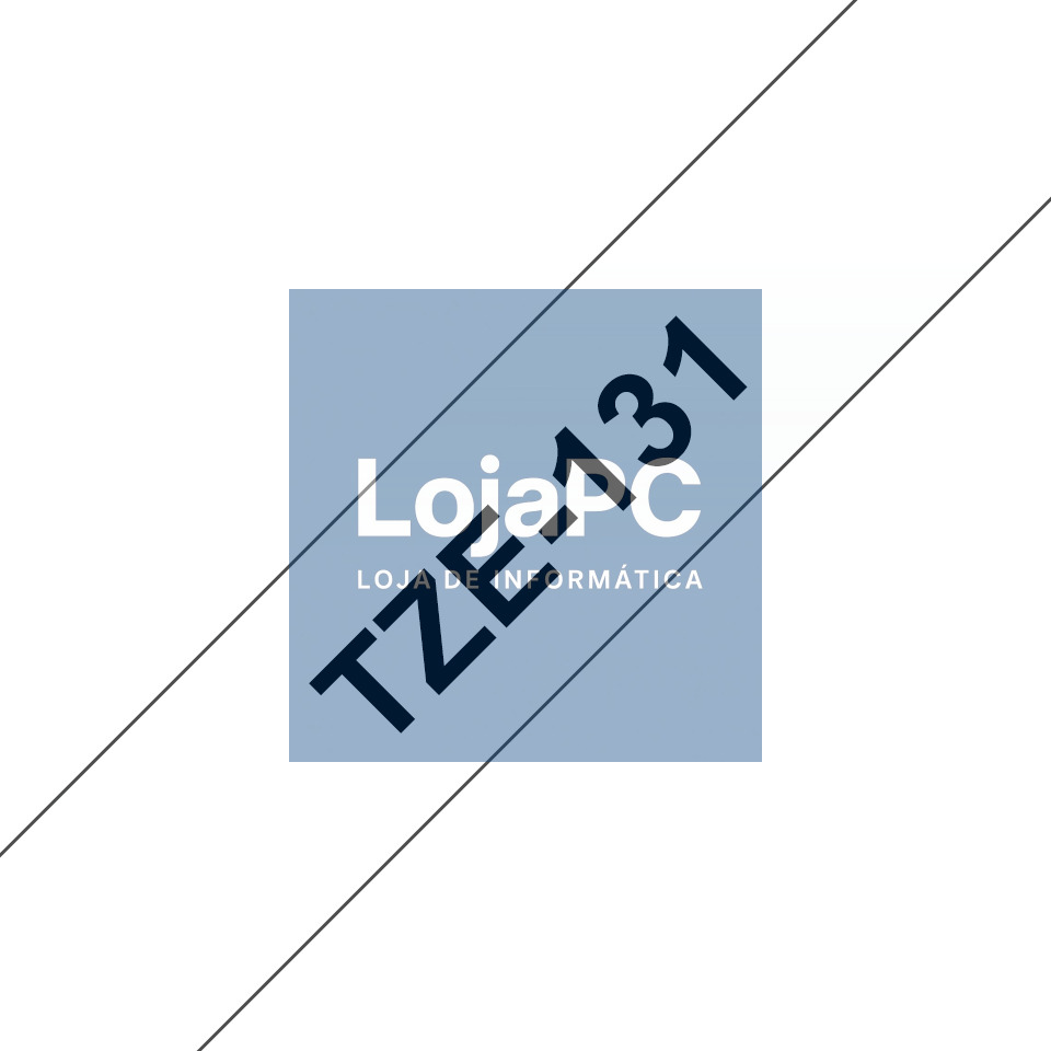 BROTHER P-Touch TZE-131 black on clear 12mm