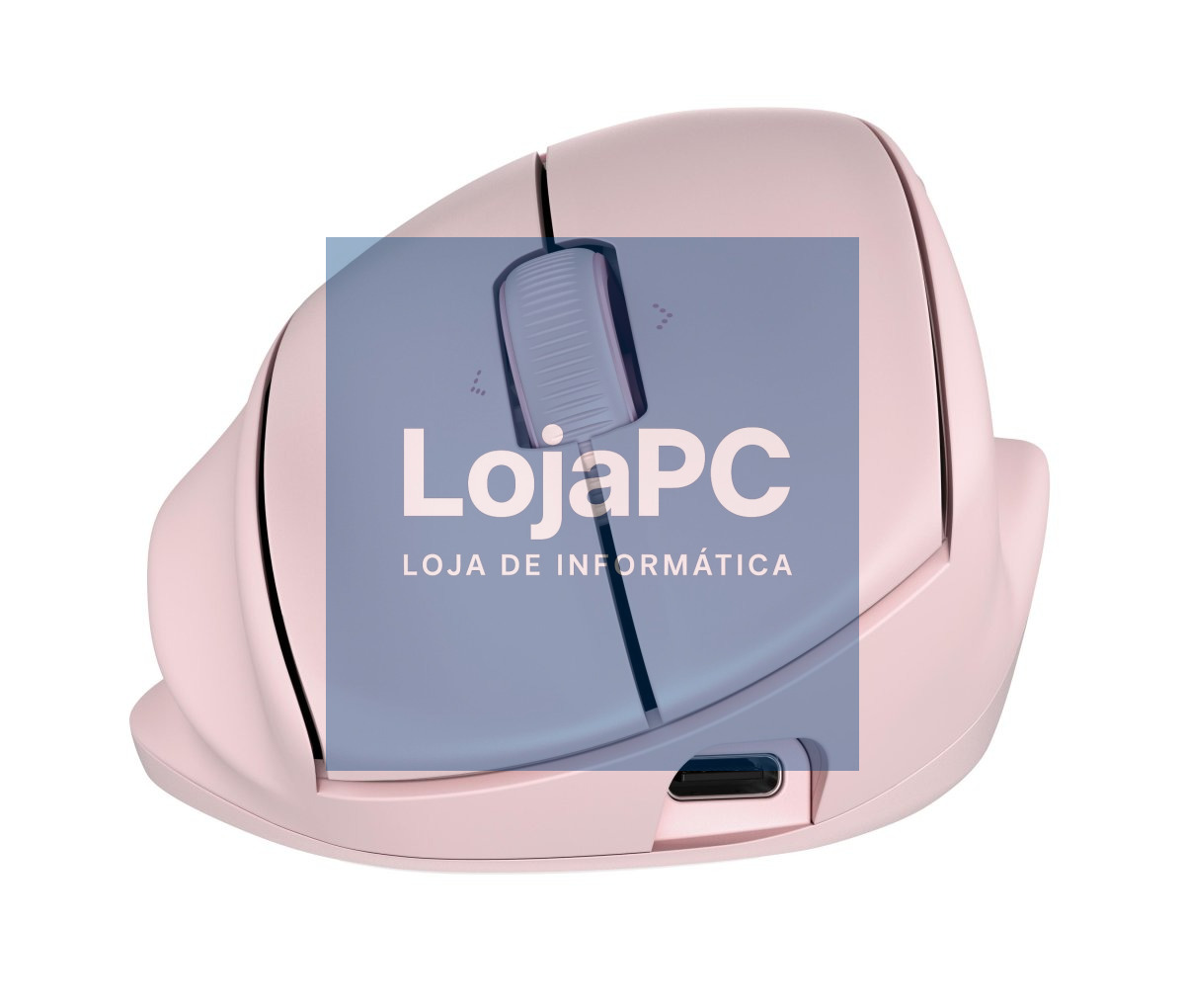 HP Rato ergonómico com inclinação HP 720M - Rosa 