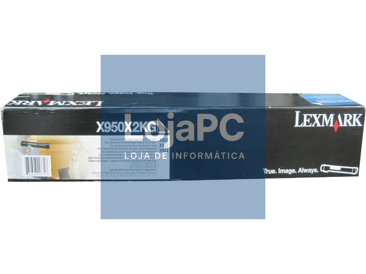 Toner LEXMARK X950X2KG Preto 32K a 5  - X950