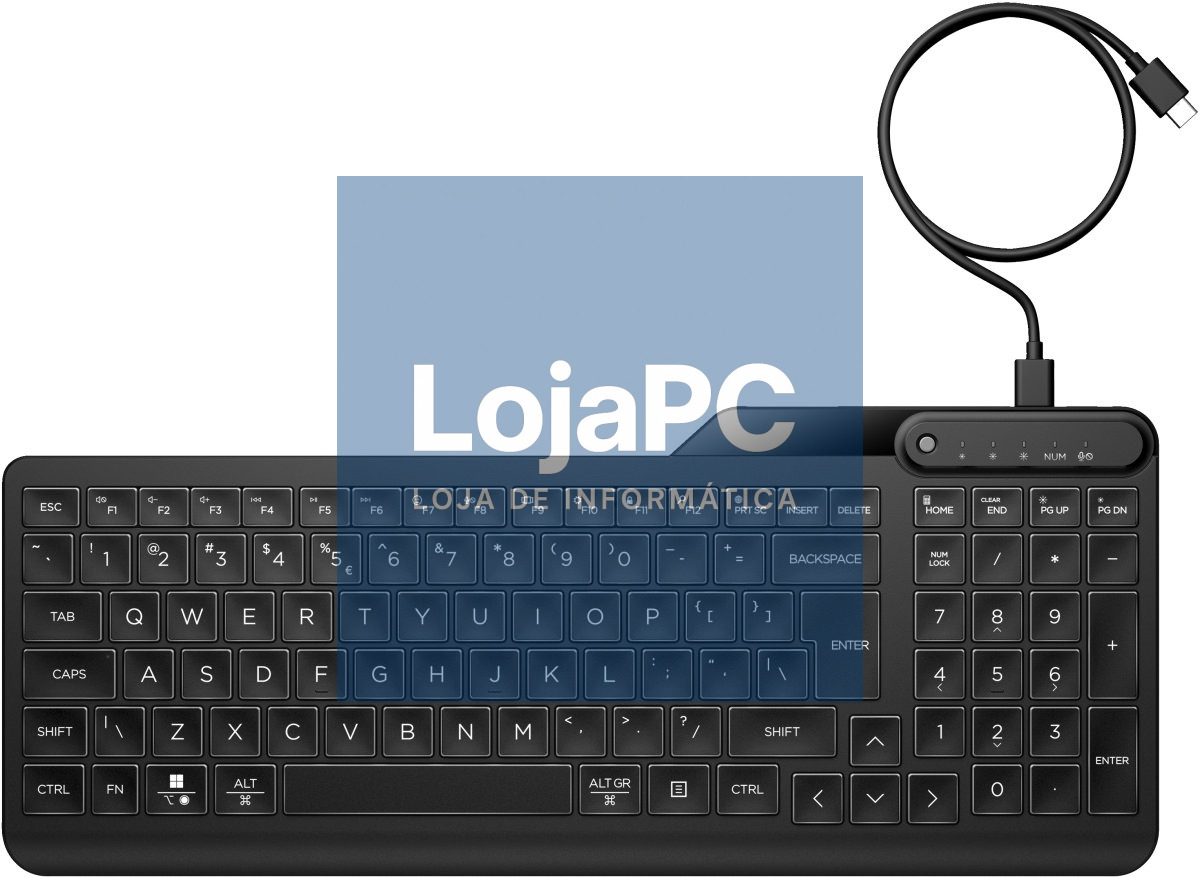 HP 405 Multi-Device BL WD KBD, teclado em Inglês