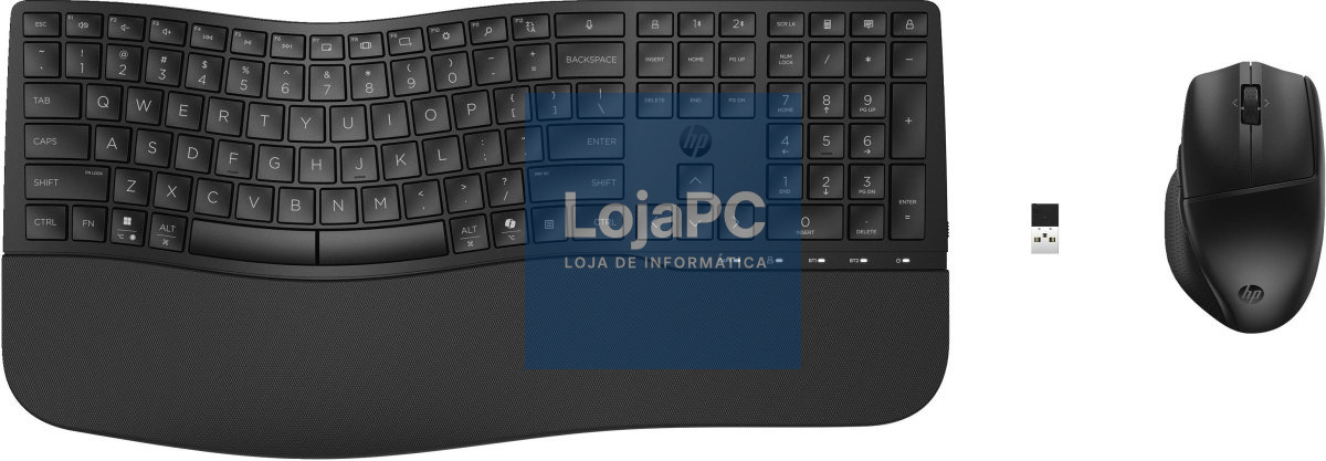 HP Conjunto de Teclado e Rato HP 680 Comfort Dual-Mode