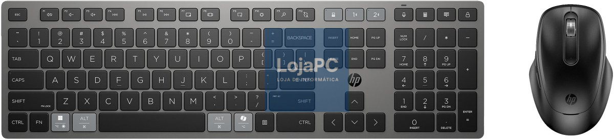 HP Conjunto de Teclado e Rato multidispositivo recarregáveis sem fios HP 720