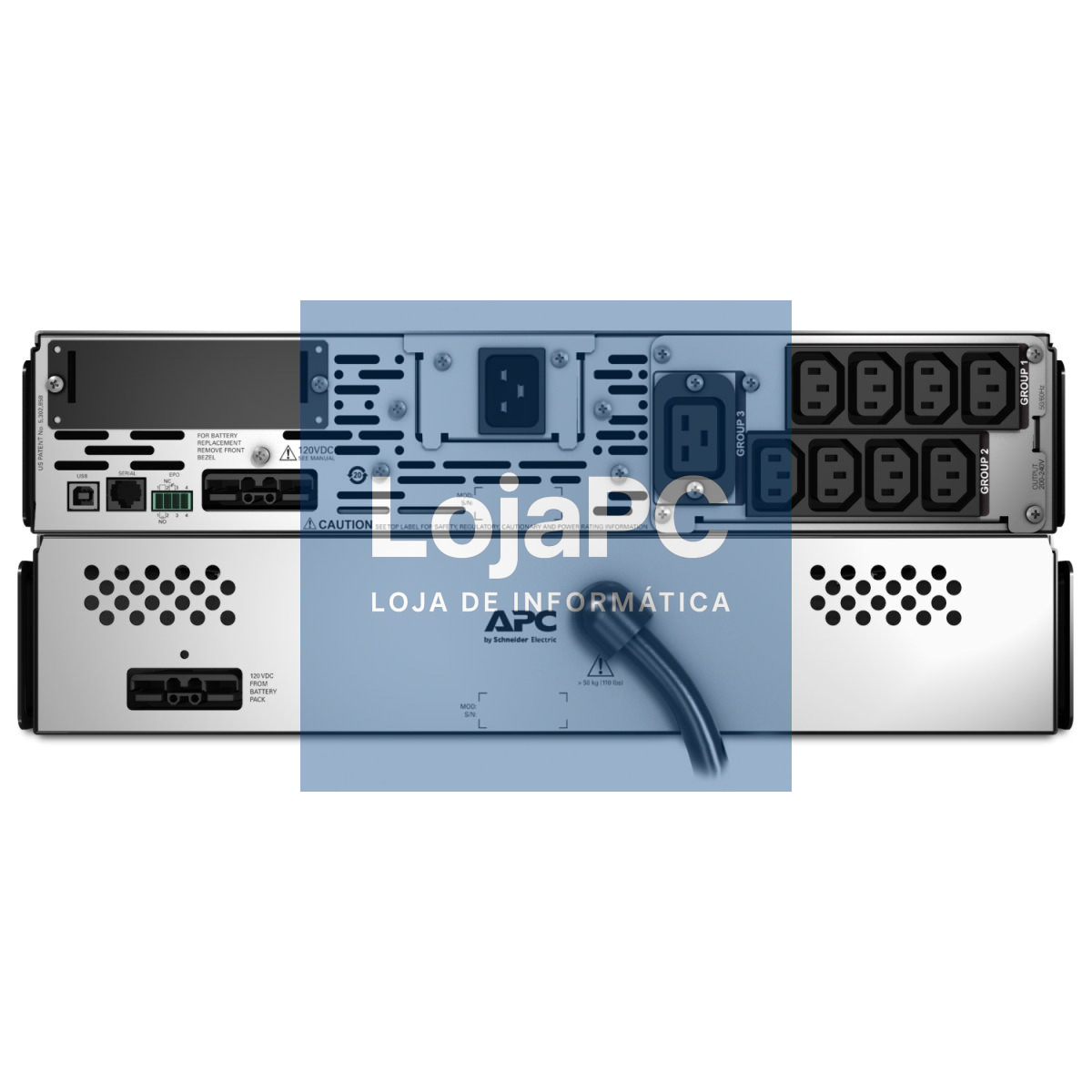 APC Smart-UPS X 2200 Rack/Tower LCD UPS Rack AC 208/230V 1980Watt 2200VA 1-phase RS-232 USB output connectors 11 2U Black