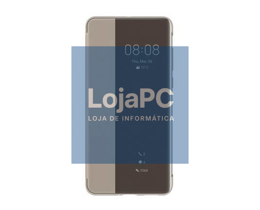 HUAWEI P40 Capa Smart Flip View Caqui