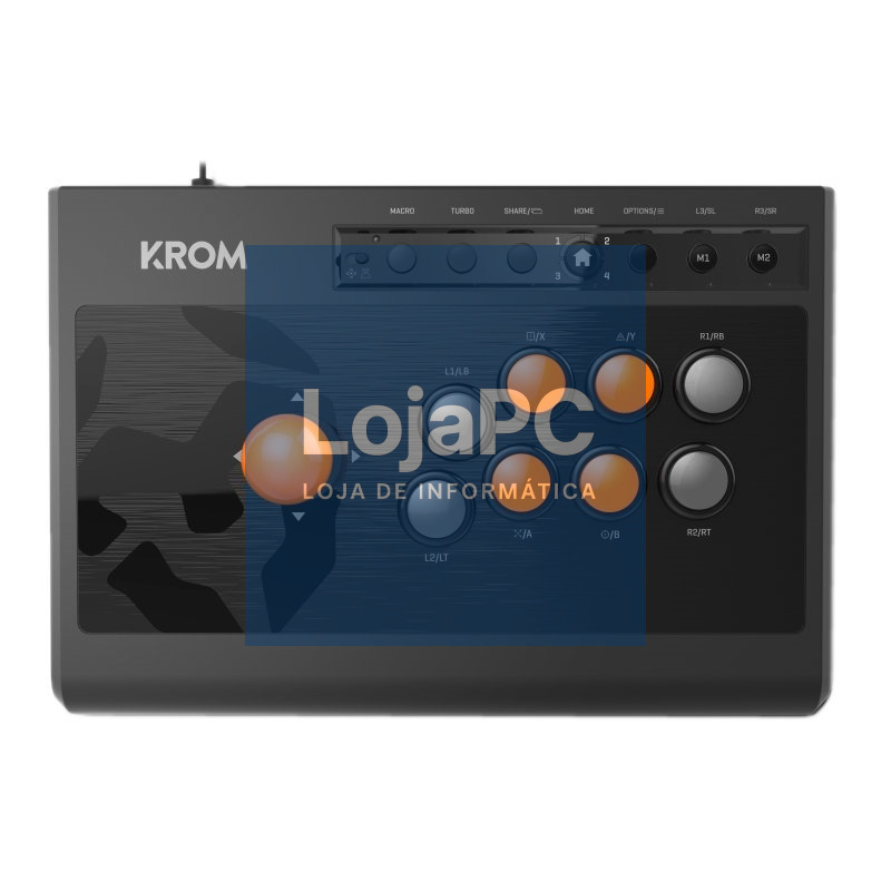 Krom Kumite Arcade Fighting Stick Multiplatform