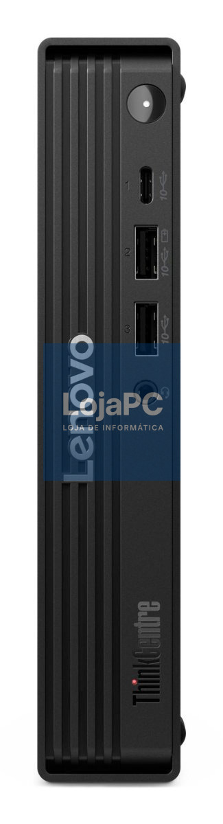 Lenovo ThinkCentre M70q Gen 6, Intel Core™ Ultra 5 225T, W11P64 POR/ENG, 16.0GB, 1x512GB SSD M.2 2280 PCIe Gen4 TLC Opal, Intel Graphics, Intel AX203,BT 5.1 or above, Integrated Ethernet, 90W, 3YR