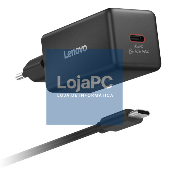Lenovo Carregador Lenovo 65W mini USB-C GaN