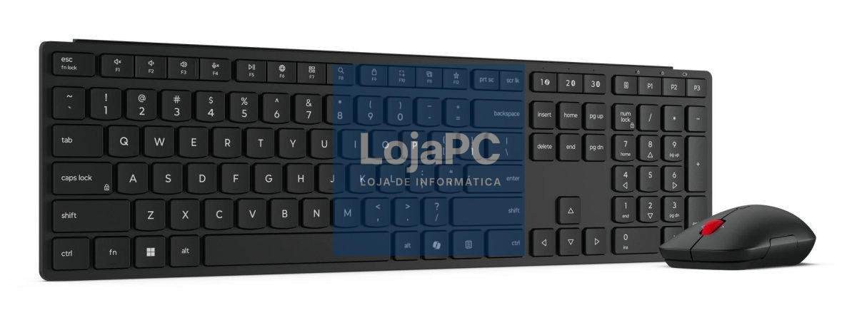 Lenovo Wireless Multi-Mode Pro Combo Keyboard and Mouse 6000-Portuguese - Quanto mais comprar maior é o desconto !