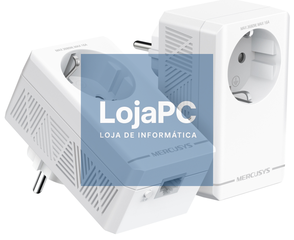 Mercusys AV1000 Gigabit Passthrough Powerline Starter Kit