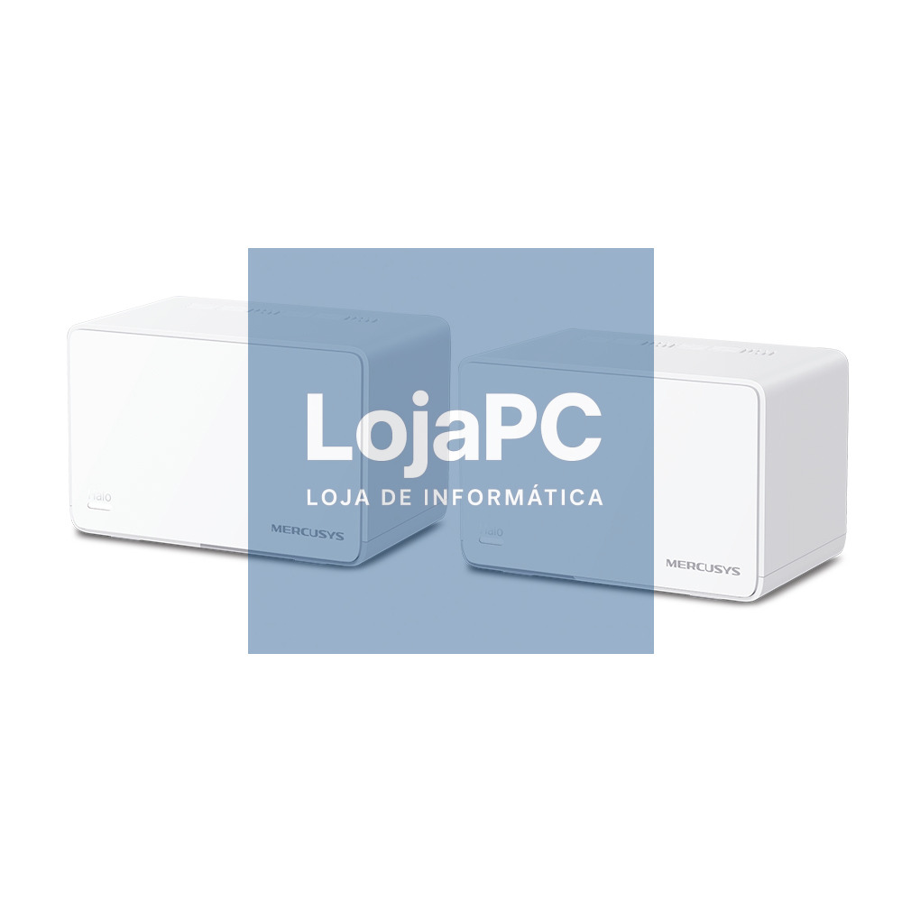 Mercusys HaloH80X-2-pack - 2 unidades AX3000 Whole Home Mesh Wi-Fi 6 System