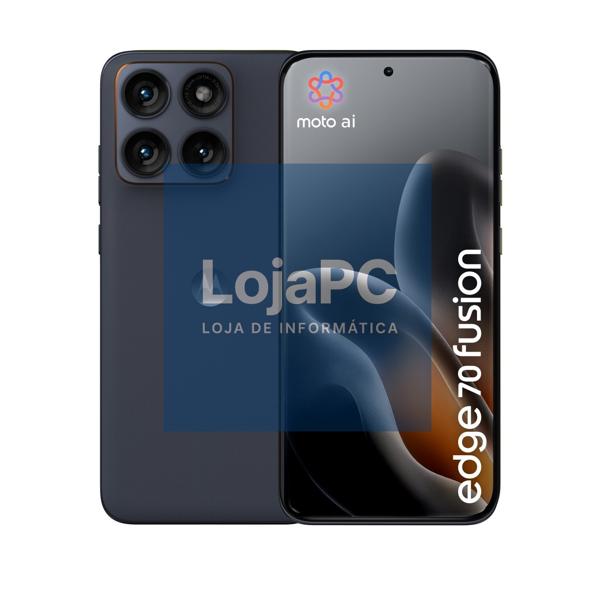 Motorola Edge 70 fusion Power - PANTONE Silhouette Black