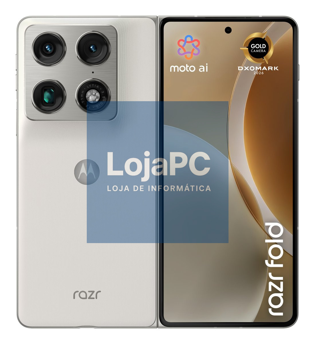 Motorola Razr 70 Fold - Pantone Lily White
