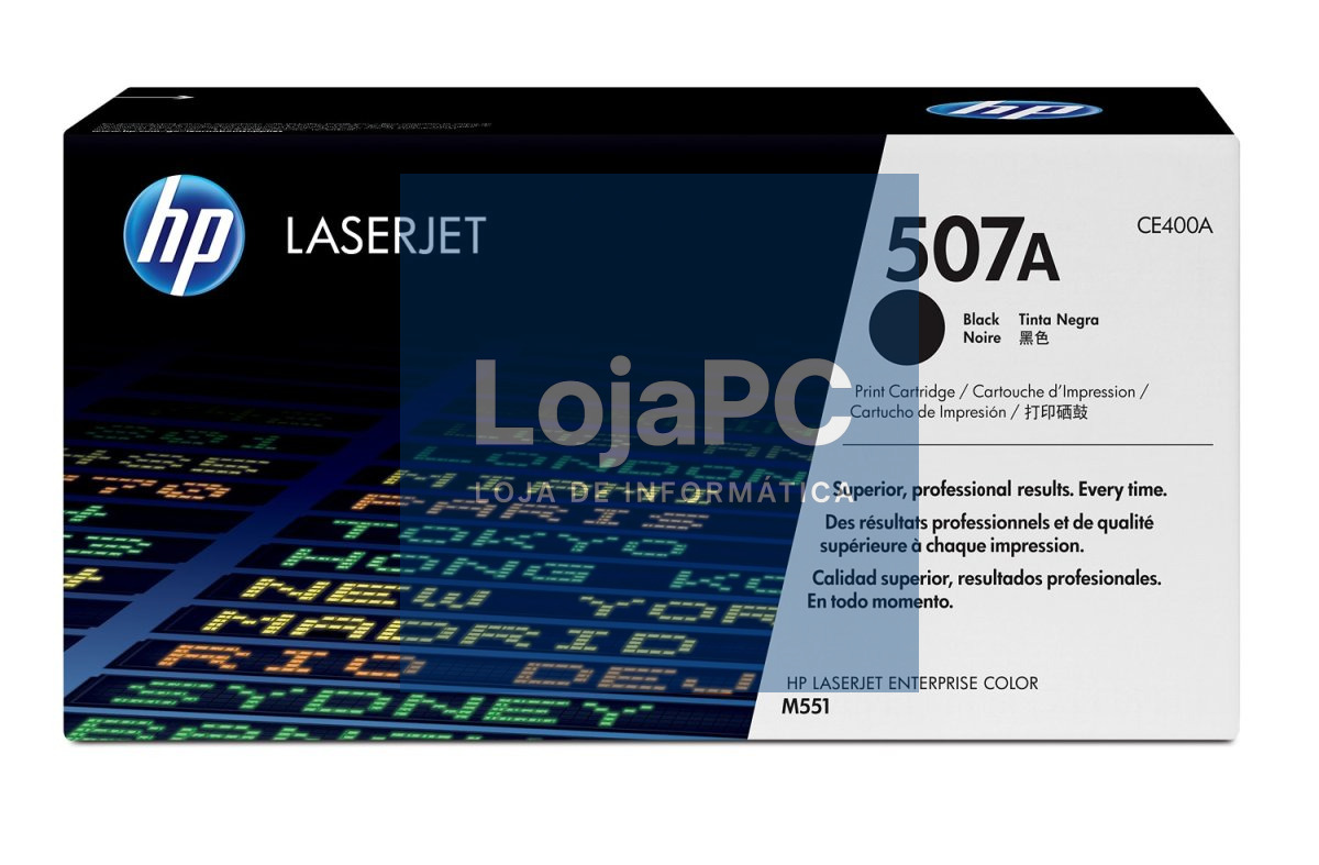 HP 507A original original Toner cartridge CE400A black standard capacity 5.500 pages 1-pack