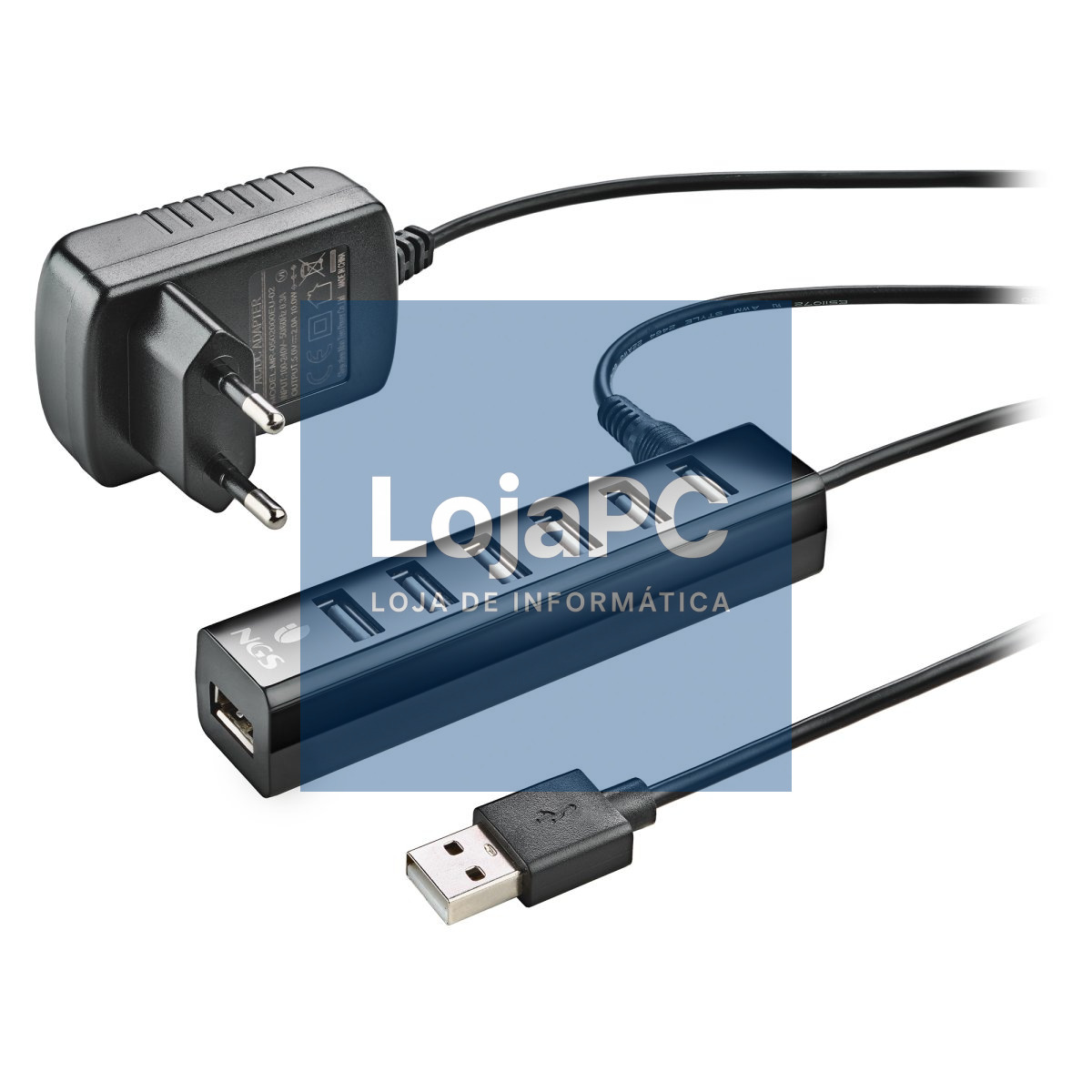 NGS USB 2.0 Hub 7 Ports With Power Adapter
