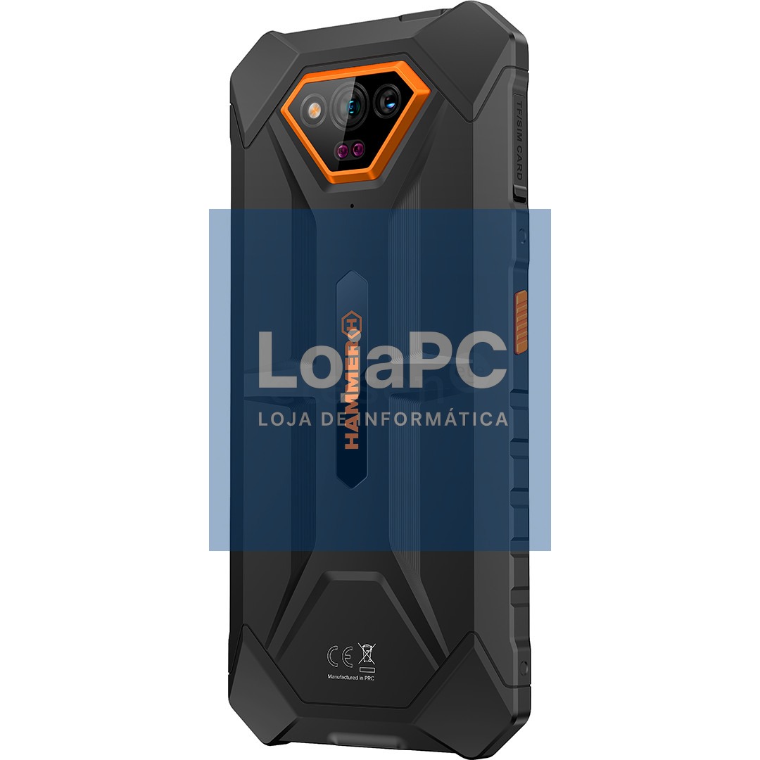 MOVIL SMARTPHONE HAMMER IRON V 6+6/64GB ORANGE — imagem 2