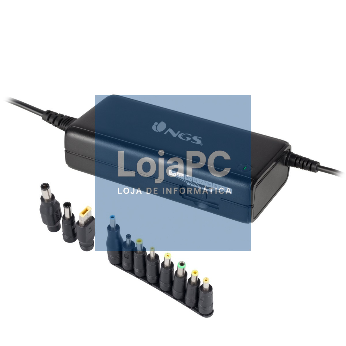 NGS Carregador de parede manual para portátil, 90W , 11 conetores