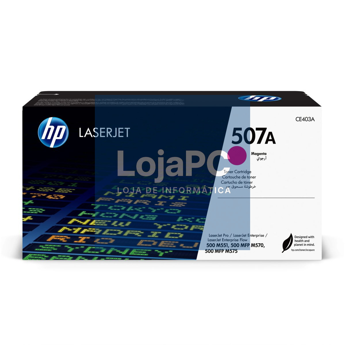 HP 507A original Toner cartridge CE403A magenta standard capacity 6.000 pages 1-pack