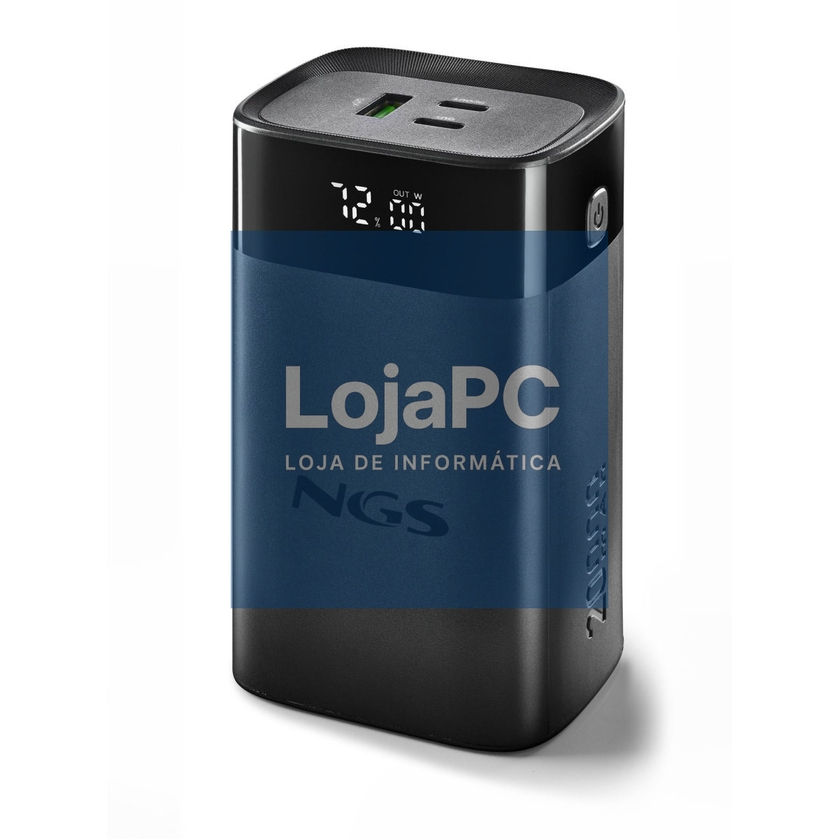 NGS 20000MAH/65W - 2XUSBC + USBA Dispaly for Bat. Level + Watts