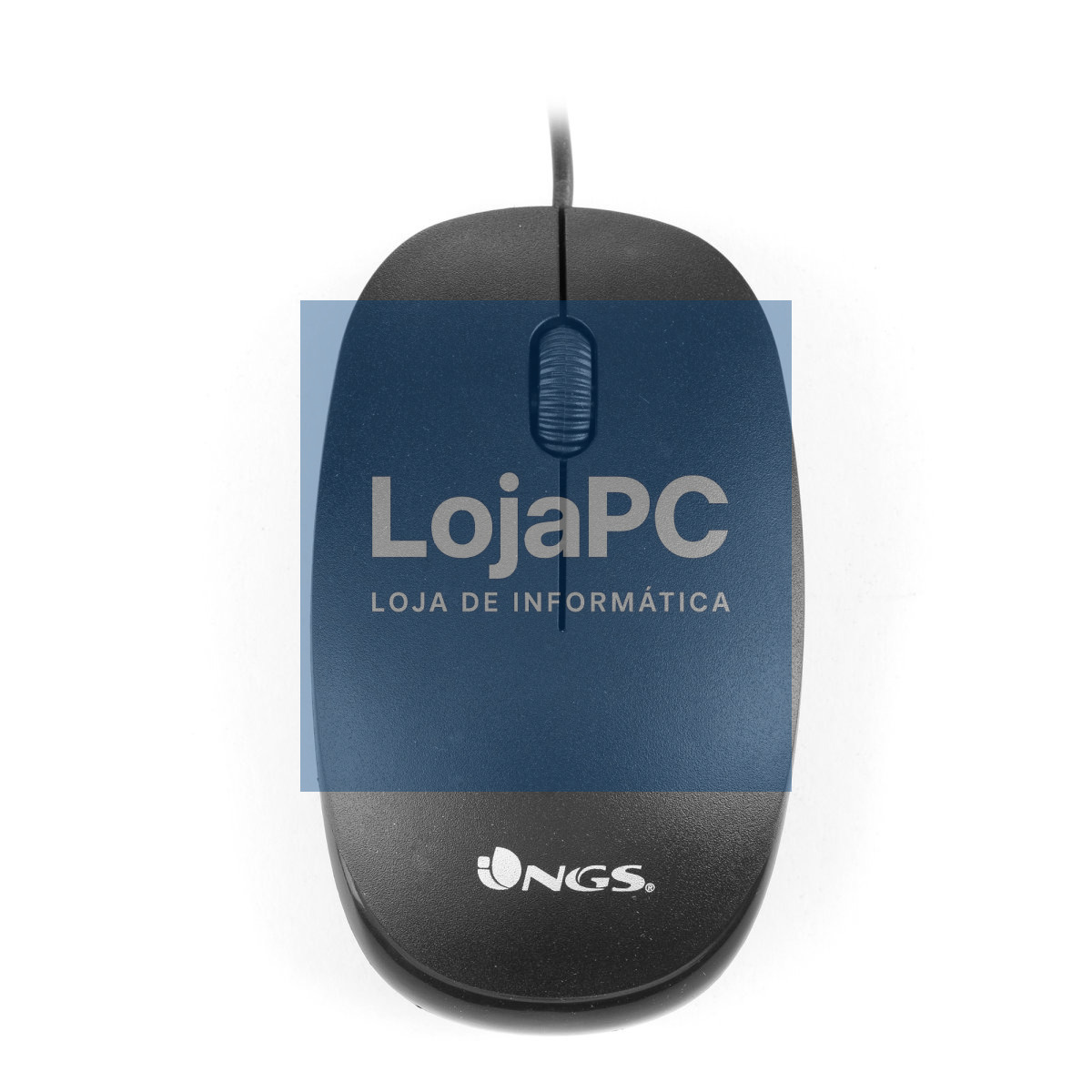 NGS Rato otico com fio USB 1000 dpi, 2 botões + scroll