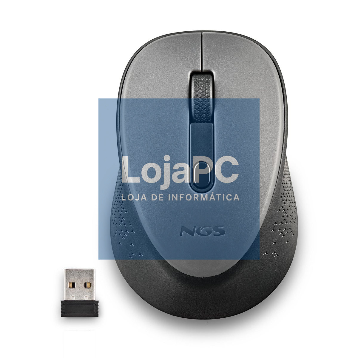 NGS Rato Wireless Silent Mouse 2.4GHZ - Gray