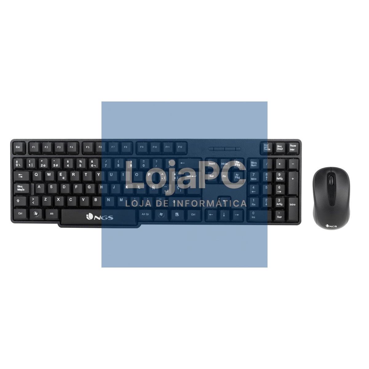 NGS EUPHORIA KIT - Conjunto Teclado + Rato Wireless