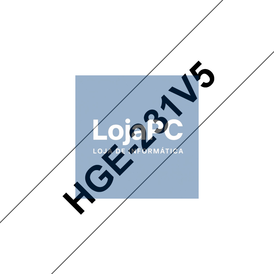 BROTHER HGE231V5 5x tape cassette 12mmx8m white black laminate for P-touch P500PC 9700PC 9800PCN RL700S 5 Pack