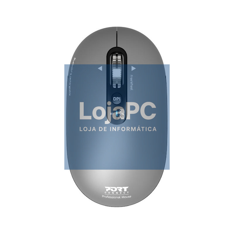 Port Designs Rato sem fio recarregável Bluetooth PURE MAC