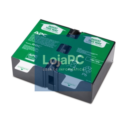 APC Replacement Battery Cartridge 123 UPS battery 1 x battery lead acid