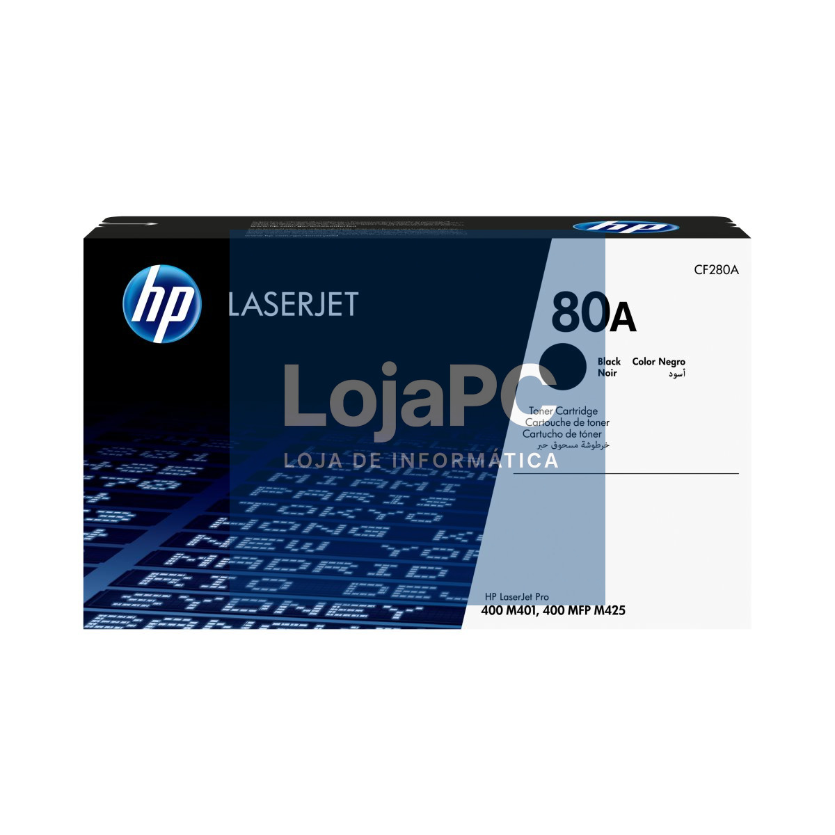 HP 80A original Toner cartridge CF280A black standard capacity 2.560 pages 1-pack