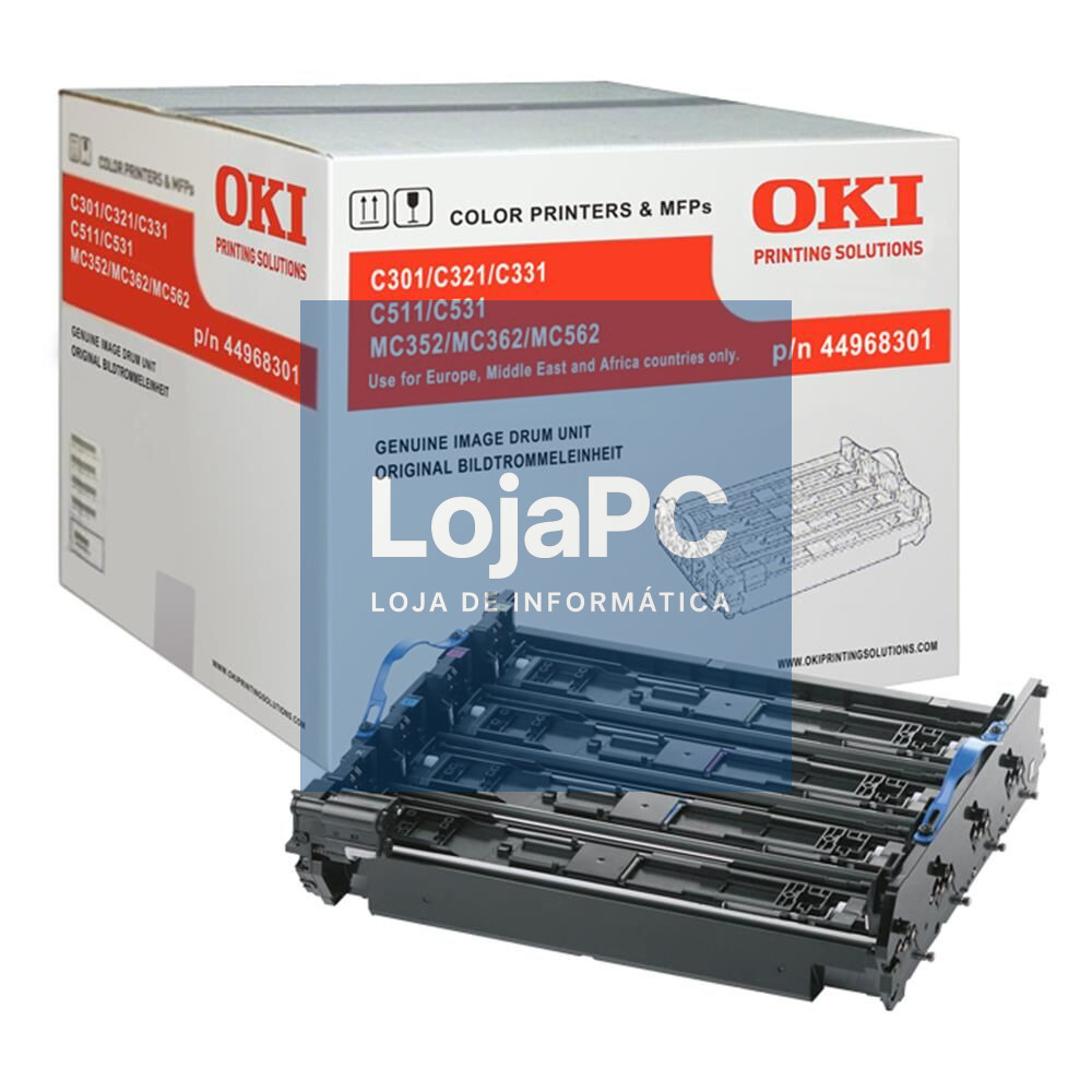 OKI 44968301 drum kit black and tri-colour standard capacity 30.000 pages 1-pack