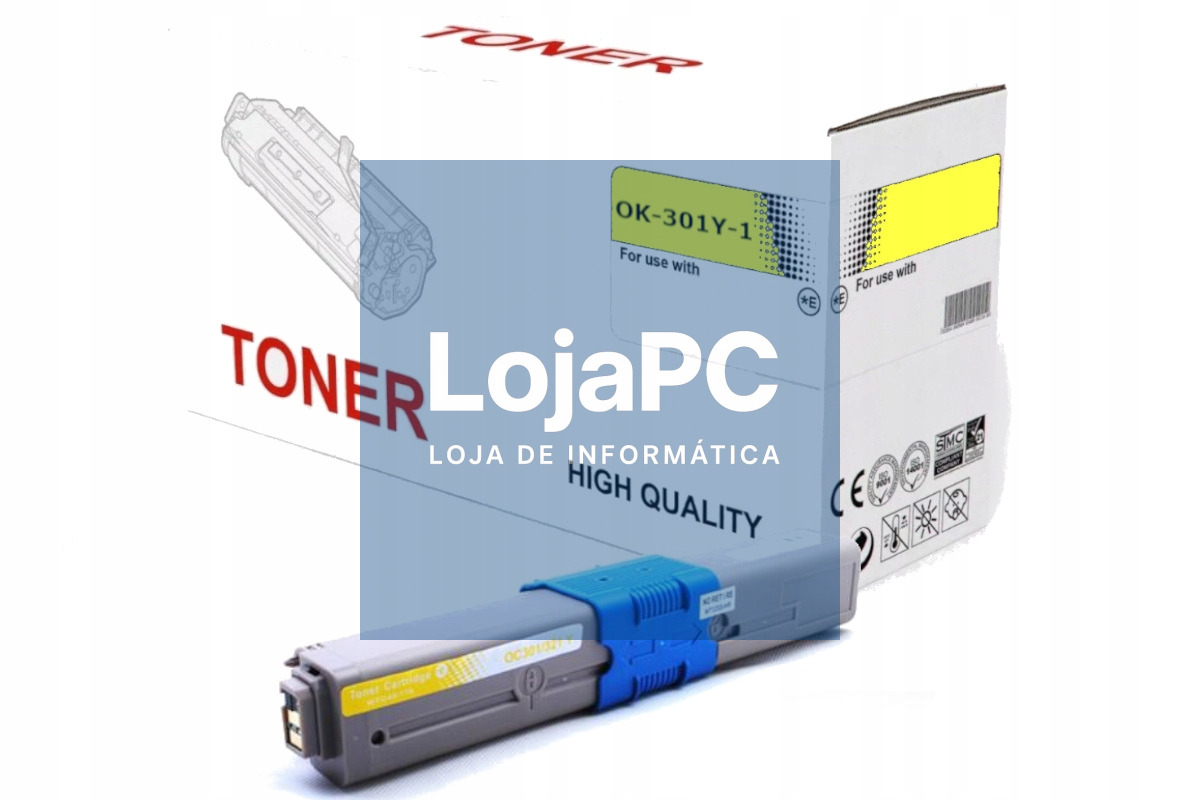 OKI C301 C321 toner cartridge yellow standard capacity 1.500 pages 1-pack