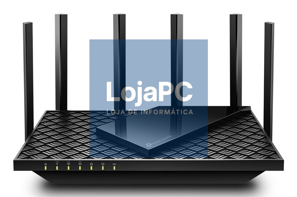 TP-Link AX5400 Tri-Band Wi-Fi 6E Router, 574 Mbps at 2.4 GHz + 2402 Mbps at 5 GHz + 2402 Mbps at 6 GHz