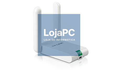 TP-Link 300MBIT-Wlan-USB-High-Gain-Adapter C/ 2 Antenas