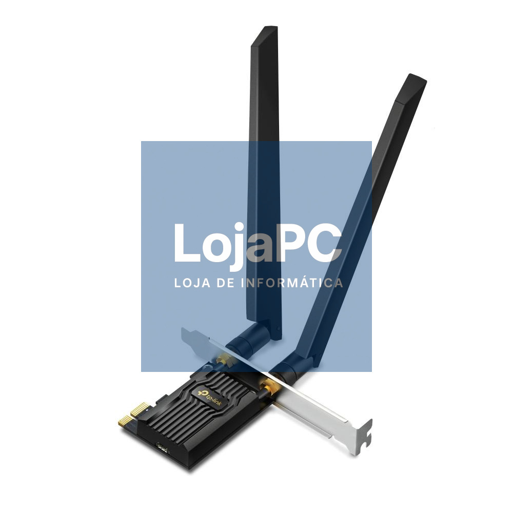 TP-Link AXE5400 Tri-Band Wi-Fi 6E Bluetooth PCI Express Adapter - 2× High Gain Tri-Band External Antennas