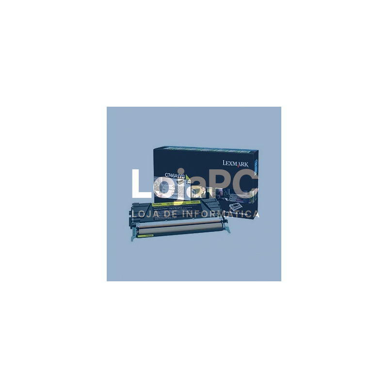 LEXMARK C746 C748 7K toner cartridge yellow standard capacity 7.000 pages 1-pack With returnprogram