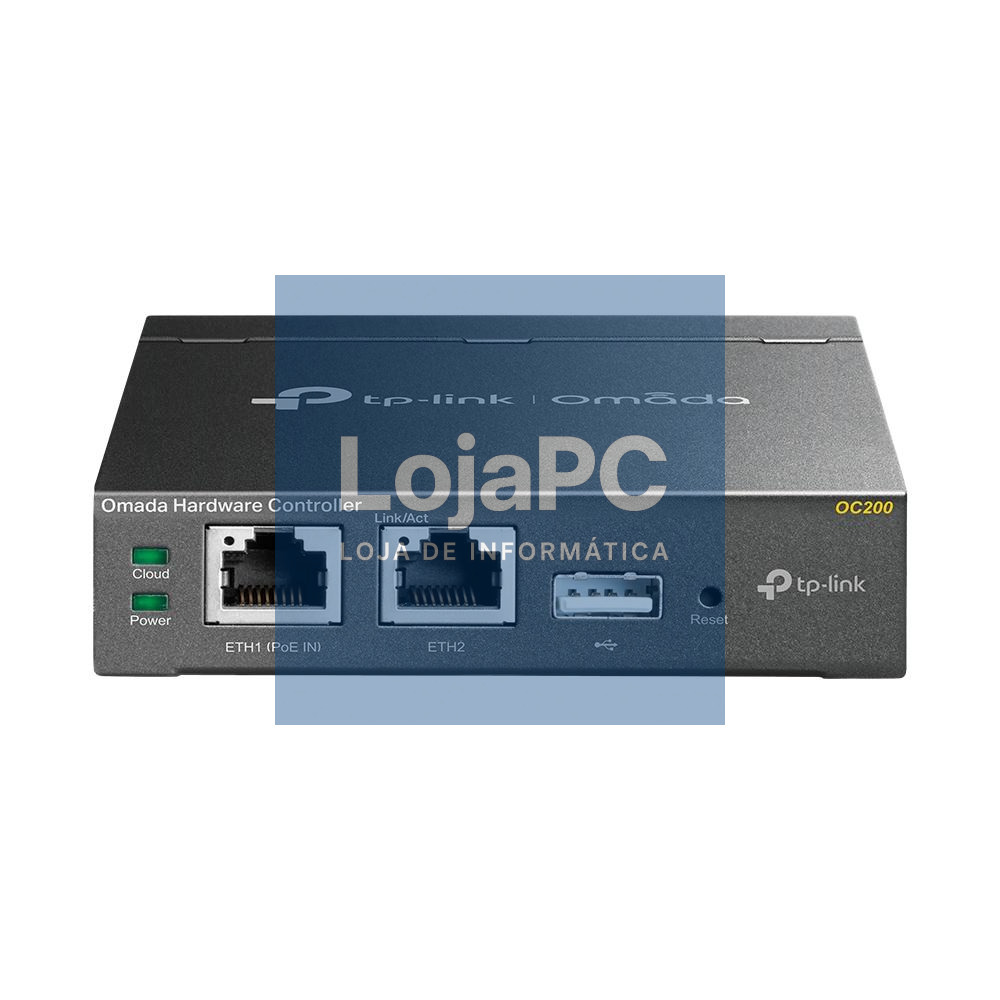 TP-Link - OMADA Omada Cloud Controller, Centralized Management for Omada EAPs, Marvell, 2 Fast Ethernet Port, 1 USB 2.0 Port, 1 Mirco-USB Port, Powered by 802.3af PoE or Micro-USB Power Adapter,